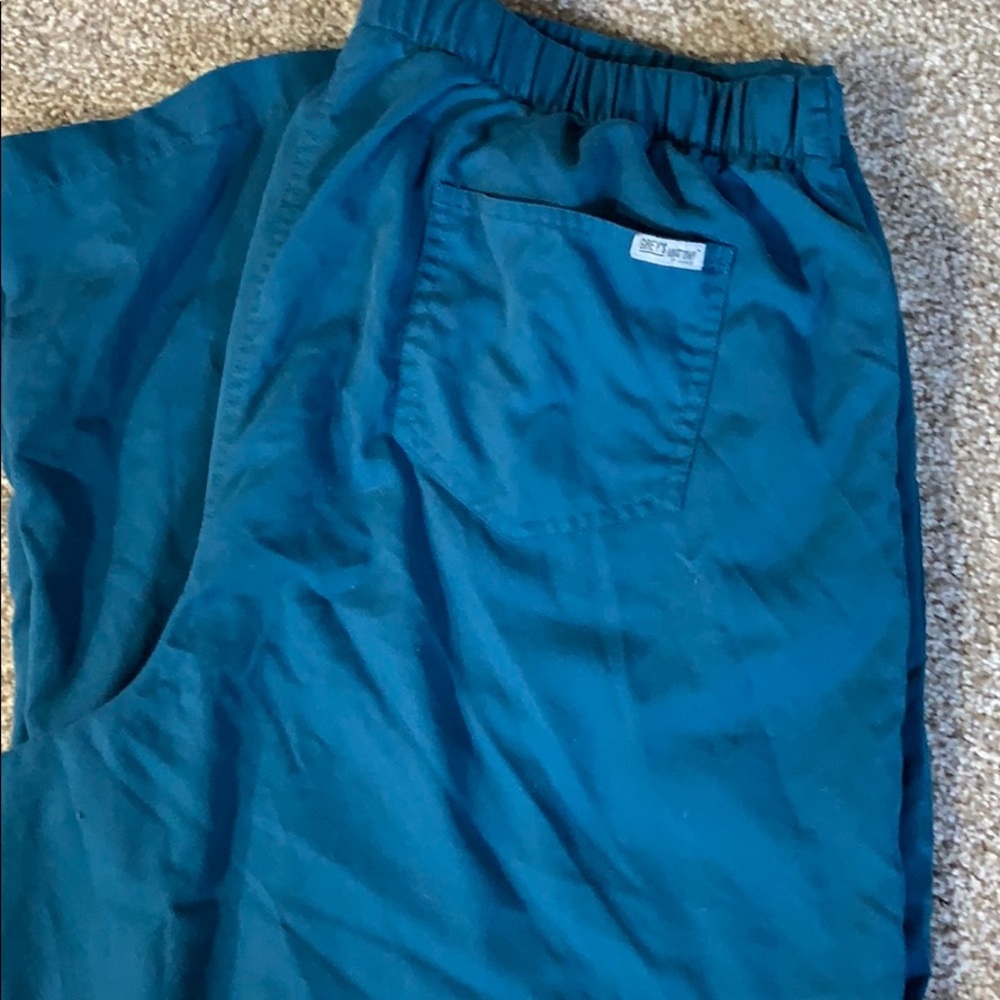 Grey’s anatomy scrub pants size 2xl dark Caribbean